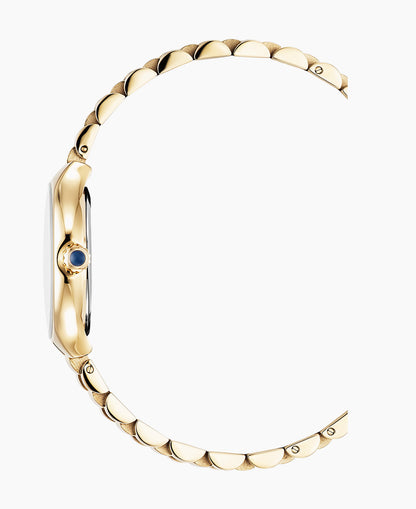 Celine 29x32mm Two-hands Gold-tone Silver dial Stainless steel swiss watch