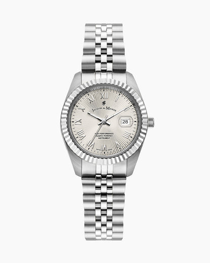 Inspiration Sunrise 31mm Three-hands Date Silver-tone Grey Dial Stainless steel swiss watch