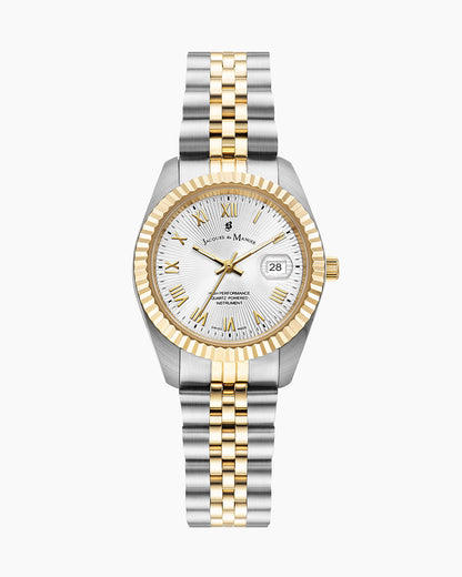 Inspiration Sunrise 31mm Three-hands Date Two-tone White Dial Stainless steel swiss watch