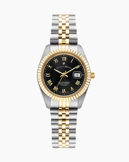 Inspiration Sunrise 31mm Three-hands Date Two-tone Black Dial Stainless steel swiss watch