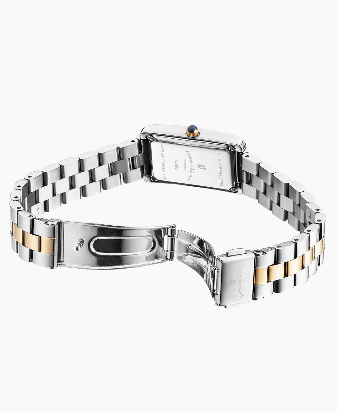 Lily Diamond 18x33mm Two-hands Silver-tone Silver Dial Stainless steel swiss watch