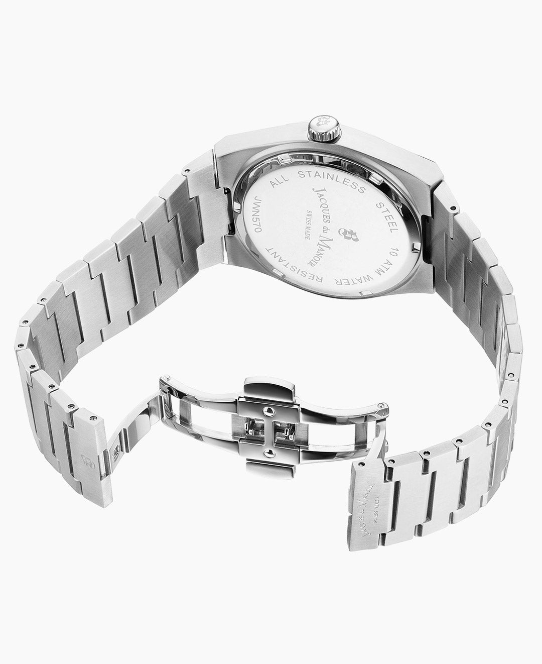 Horizon Gents 41mm Multifunction-date Silver-tone Blue dial Stainless steel swiss watch