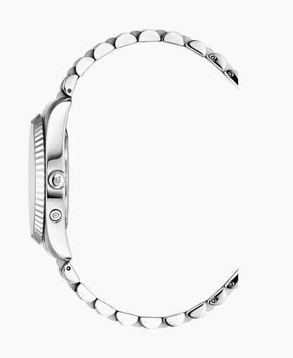 Inspiration 36.5mm Multifunction Silver-tone Silver dial Stainless steel swiss watch