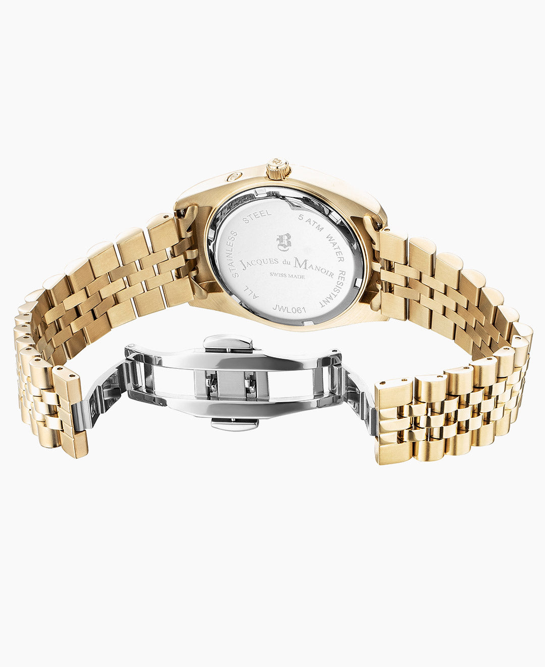 Inspiration 36.5mm Multifunction Gold-tone Champagne dial Stainless steel swiss watch