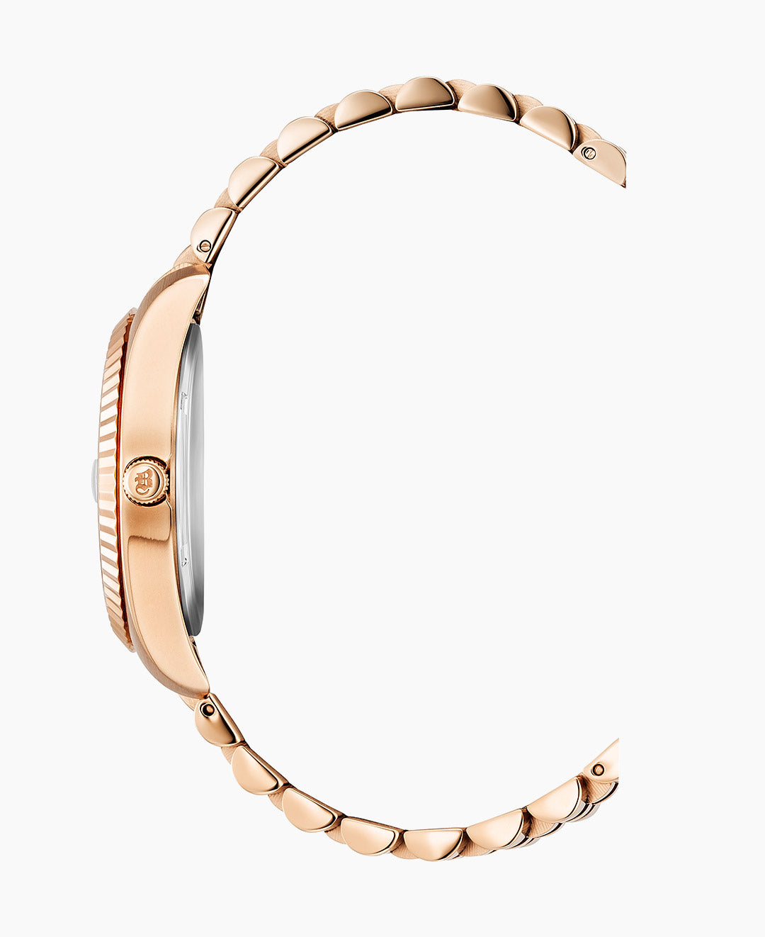 Inspiration Elegance 36MM Three-hands Date Rosegold-tone Silver dial Stainless steel swiss watch