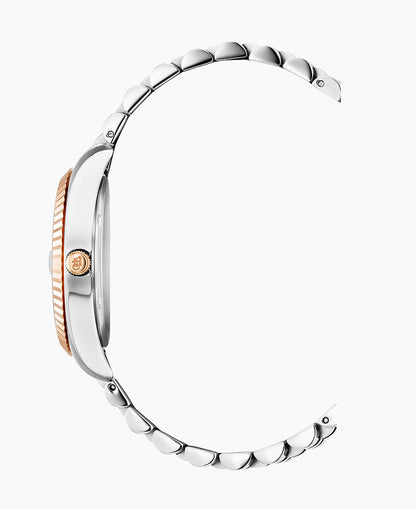 Inspiration Elegance 36MM Three-hands Date Two-tone Grey dial Stainless steel swiss watch