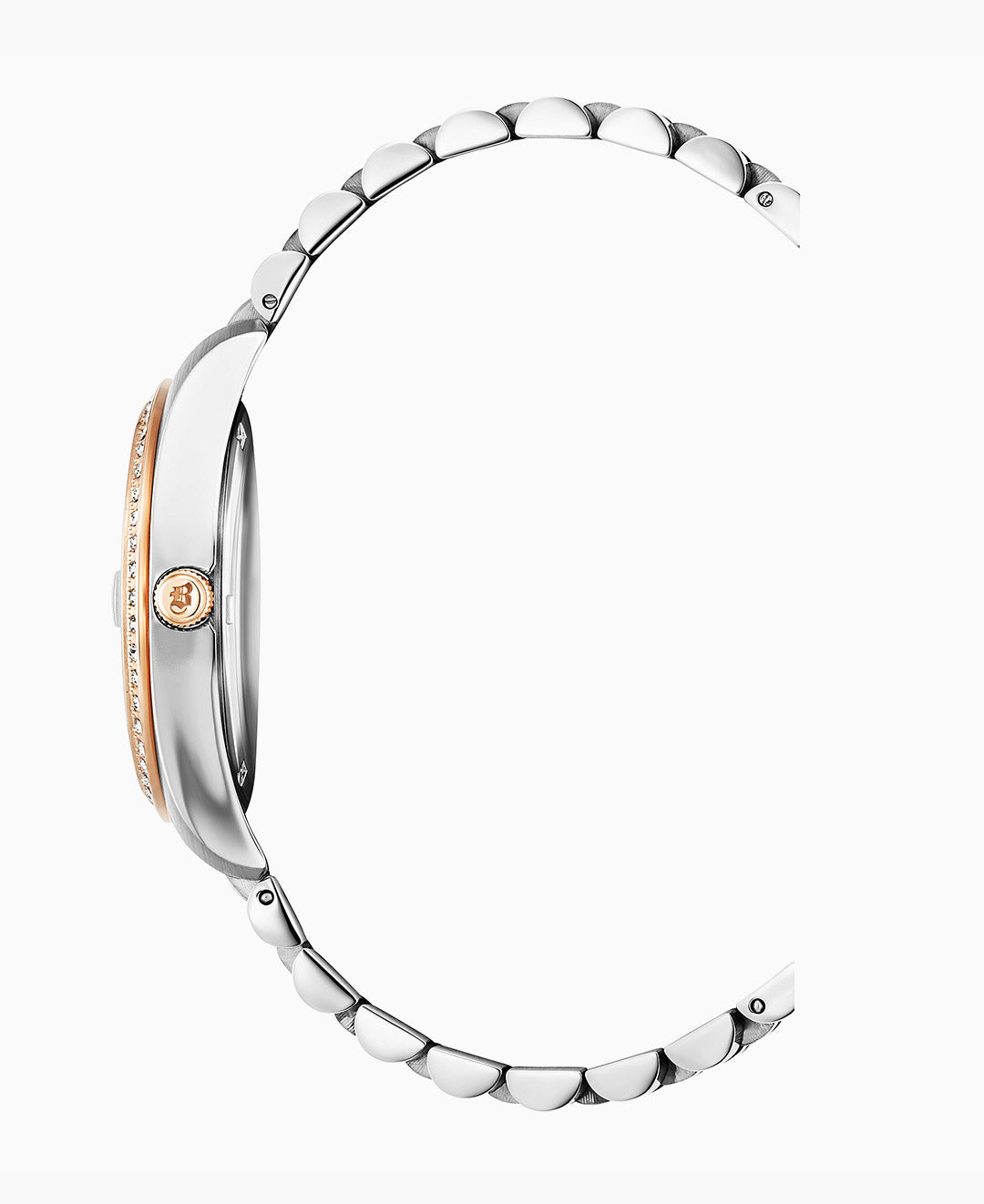 Inspiration Elegance 36MM Three-hands Date Two-tone White dial Stainless steel swiss watch