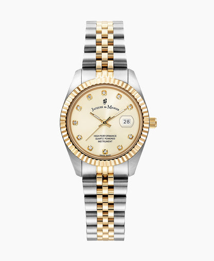 Inspiration Elegance 31mm Three-hands Two-tone Gold dial Stainless steel swiss watch